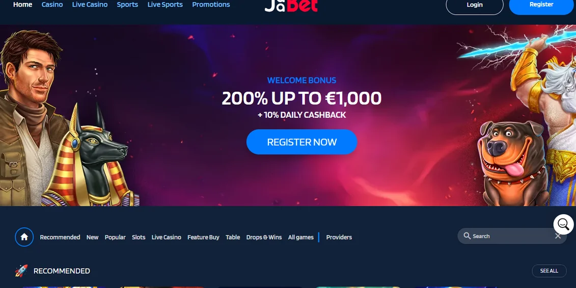 Claim welkomstbonus JaaBet Casino